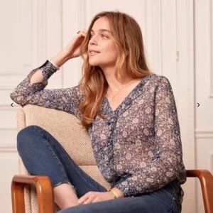 Sezane Capucine Blouse Size 36